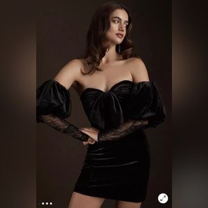 Ronny Kobo Corin Velvet Dress